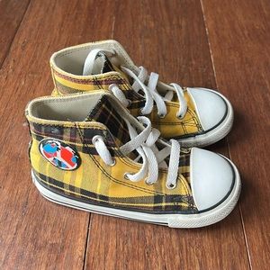 Converse shoe - Chuck Taylor - Limited edition checkered peace converse
